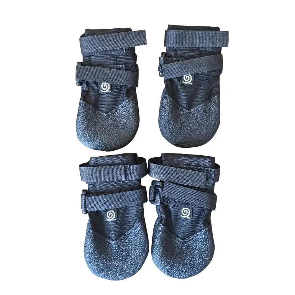 NWT Ultra Paws-Petite-Durable Dog Boots Protective  Black Non-Slip All Weather